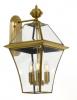 RYE 27 SOLID BRASS EXTERIOR WALL LIGHT IP43. BRASS OR BLACK